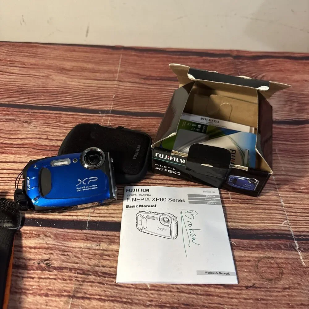 Fujifilm FinePix XP60 Camera Waterproof/Shockproof Blue - Parts